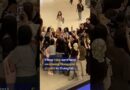 Chinese fans swarm Shanghai airport to chase actor #shorts