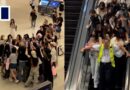 Chinese fans swarm Shanghai airport to chase actor