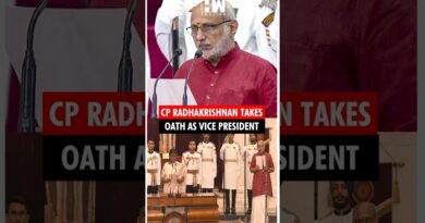 CP Radhakrishnan sworn in as India’s 15th Vice President; President Murmu administers oath