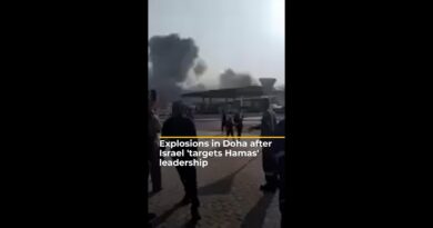 Explosions in Doha after Israel ‘targets Hamas’ leadership | AJ #shorts