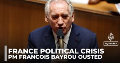 French government collapses after PM Bayrou ousted in confidence vote