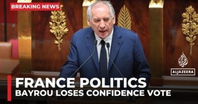 French PM Francois Bayrou loses confidence vote in National Assembly