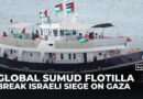 Gaza humanitarian flotilla departs Barcelona to break Israeli siege
