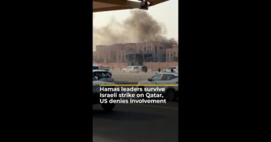 Hamas leaders survive Israeli strike on Qatar; US denies involvement | AJ #shorts