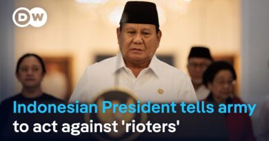 How did Prabowo handle the protests? What effect did this have on Indonesia’s democracy? | DW News