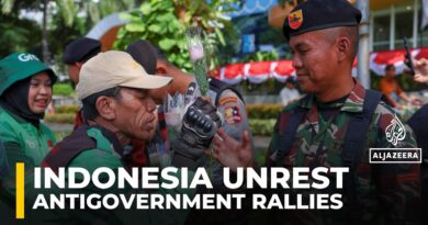 Indonesia deploys armed forces to disperse widespread antigovernment protests