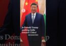 Is Donald Trump pushing India towards China?
