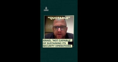Israel “not capable” of sustaining its security operations