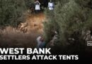 Israeli settlers attack tents: Palestinians assaulted in village of Khallet al-Daba