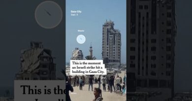 Israeli Strike Destroys High-Rise in Gaza City
