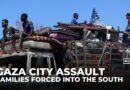 Israel’s Gaza City assault triggers mass Palestinian exodus to the south