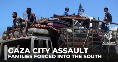 Israel’s Gaza City assault triggers mass Palestinian exodus to the south