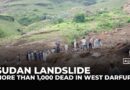 Landslide kills more than 1,000 in Sudan’s Darfur region, armed group says