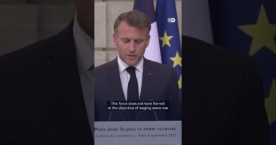 Macron speaks on Ukraine security guarantees | DW News