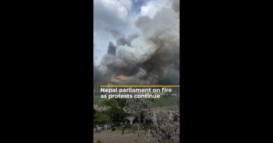 Nepal parliament set ablaze amid anti-corruption protests