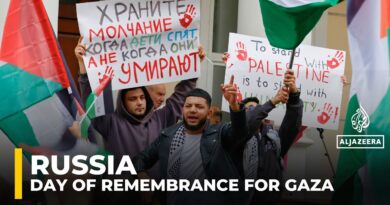 Palestinian embassy in Moscow holds day of remembrance for more than 60,000 killed in Gaza