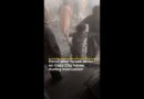 Panic after Israeli strike on Gaza City home during evacuation | AJ #shorts