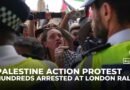 Police make mass arrests at Palestine Action rally outside UK Parliament