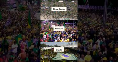 Protesters Mass in Brazil as Bolsonaro Faces Conviction