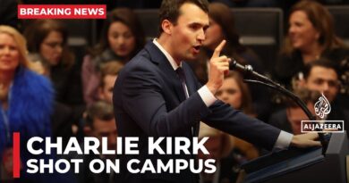 Right-wing activist Charlie Kirk shot at US university
