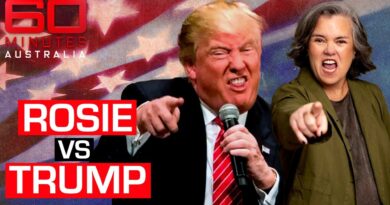 Rosie O’Donnell continues her decades-long spat with Donald Trump from exile | 60 Minutes Australia