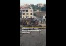 Security camera video shows Israeli strike in southern Lebanon