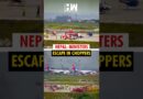 #Shorts | WATCH: Choppers on standby at Kathmandu Airport as ministers try to flee the country