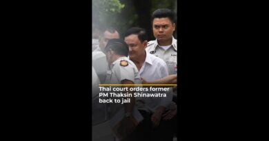 Thai court orders former PM Thaksin Shinawatra back to prison | #shorts