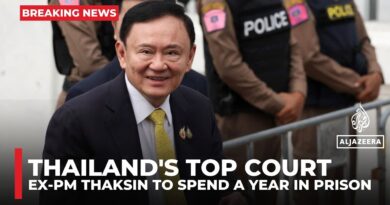 Thailand’s top court says ex-PM Thaksin Shinawatra must serve a year in prison