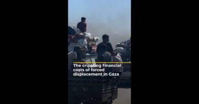 The crippling financial costs of forced displacement in Gaza | AJ #shorts