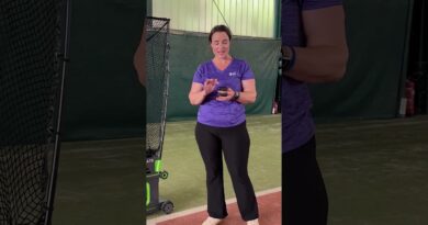 The Verge’s senior smart home reviewer, Jennifer Tuohy, played tennis with the Acemate tennis robot.