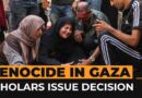 Top genocide scholars say Israel is committing genocide in Gaza