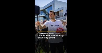 Trump: conservative activist Charlie Kirk dead after being shot | AJ #shorts