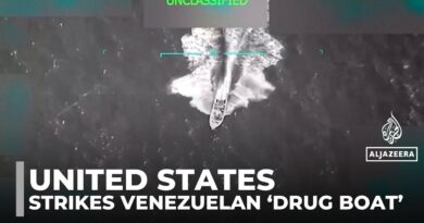 Trump says 11 killed in strike on alleged drug-carrying boat from Venezuela