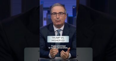 Trump vs. Higher Ed #lastweektonight