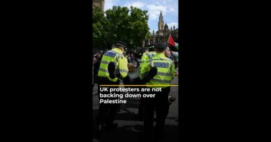 UK protesters are not backing down over Palestine | AJ#shorts