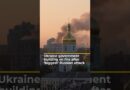 Ukraine government building on fire after ‘biggest’ Russian attack | AJ #shorts