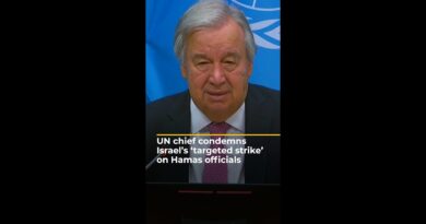 UN condemns Israel’s ‘targeted strike’ on Hamas officials in Doha | AJ #shorts