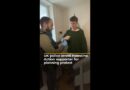 Watch UK police arrest Palestine Action supporter for planning protest | AJ #shorts