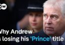 Andrew loses royal titles and must leave mansion | DW News