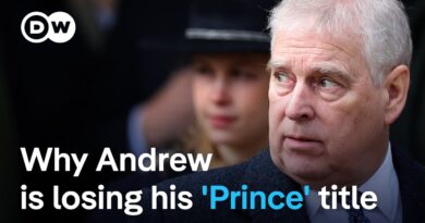 Andrew loses royal titles and must leave mansion | DW News
