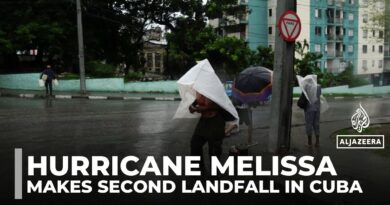 Downgraded hurricane Melissa makes second landfall in Cuba after devastating Jamaica