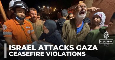 Israel kills 20 in Gaza attacks, Hamas delays handover of captive’s remains