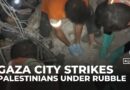 Israeli air strike hits residential area in Gaza City, killing and trapping civilians under rubble