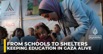 No schools left in Gaza: How teachers rebuild education in tents