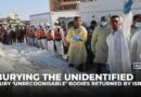 Palestinians in Gaza bury ‘unrecognisable’ bodies returned by Israel