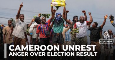 Protests sweep Cameroon after 92-year-old Paul Biya wins eighth term