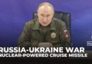 Putin says Russia has successfully carried out test of nuclear-powered cruise missile