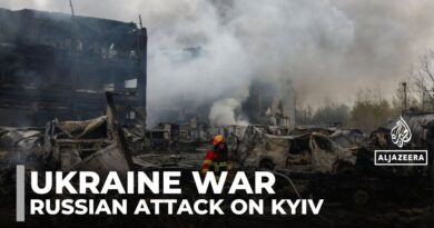 Russian overnight attack on Ukraine’s Kyiv kills at least 3, wounds dozens
