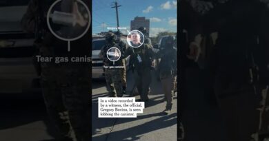 Senior Official Throws Tear Gas at Chicago Residents